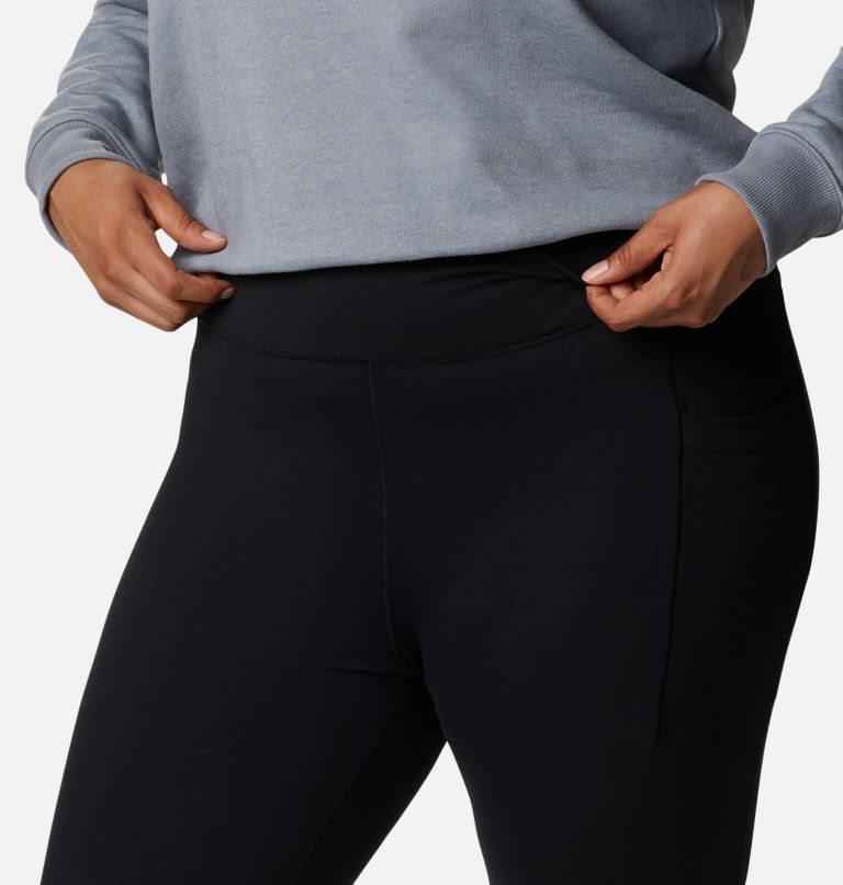 Women's Columbia Weekend Adventure Pants Black | Plus Size CA-D8L46